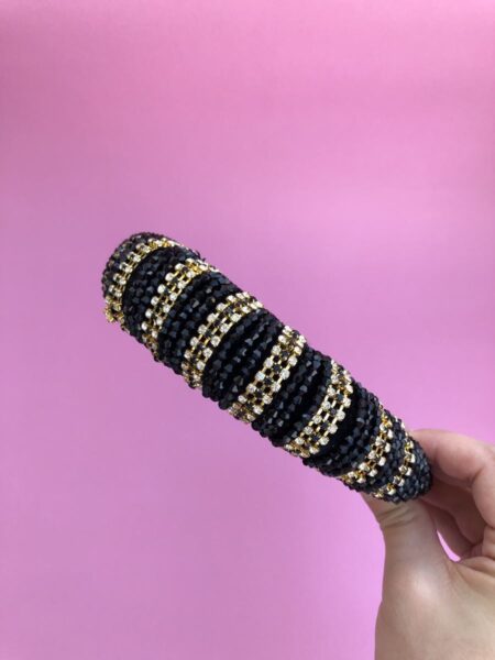 Black n Gold Headband - Image 3