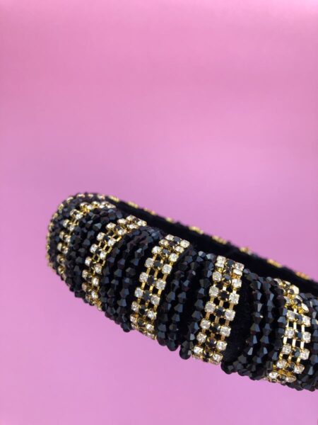 Black n Gold Headband - Image 4