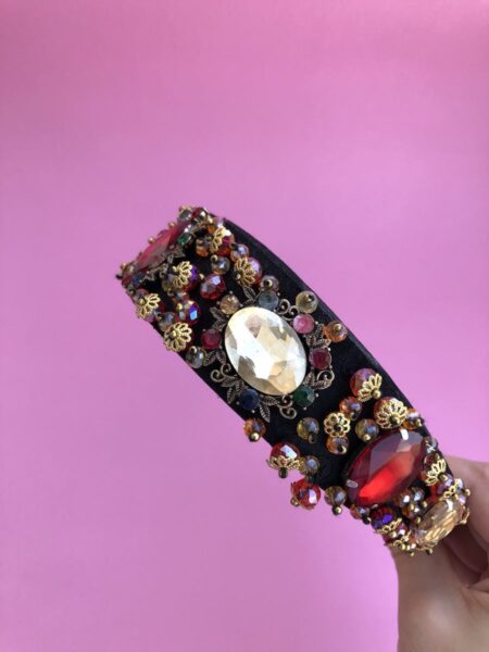 Red stone Headband - Image 3