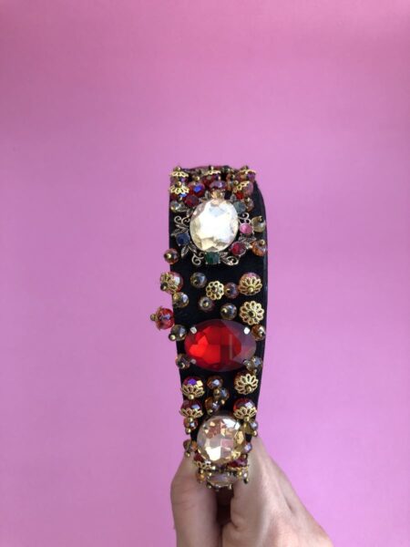 Red stone Headband - Image 4