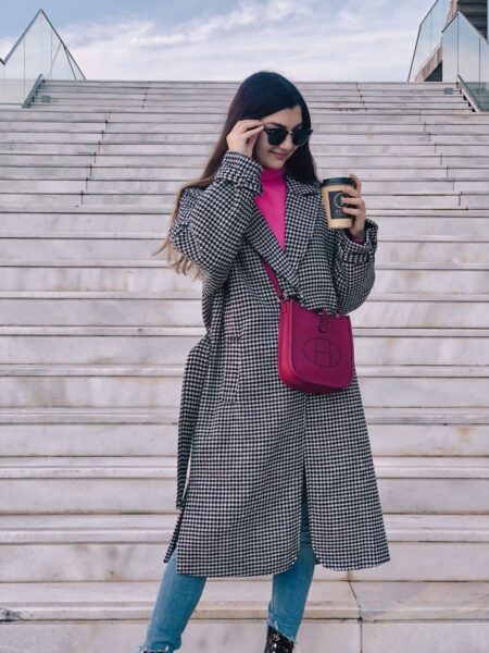 PIED DE POULE Coat
