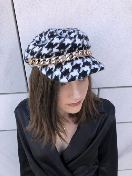 PIED DE POULE Beret