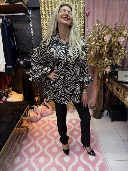 Zevra Print Shirt - Image 1